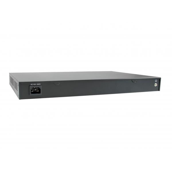 Levelone Gep-2821 28-Port Gigabit Poe Switch, 24x Poe Outputs, 2x Gigabit RJ45, 2x Gigabit SFP, 1h