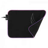 L33T Gaming 160405 Karlvagn RGB Gaming Mousepad, Medium-Size, Fast Surface. 355 x 255 x 3 mm, Black