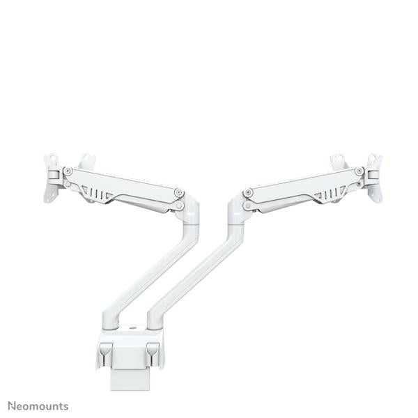 Neomounts Neomounts FPMA-D750DWHite2flat Screen Desk Mount, Clamp Grommet, Dual-Mount, 10 32 inch