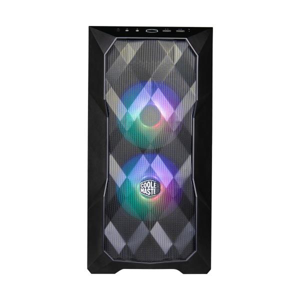 Cooler Master Cooler TD300-KGNN-S00 TD300 MESH, MatX, Midi-TOWE, ARGB, 3D Mesh Front, Removable Top, Black