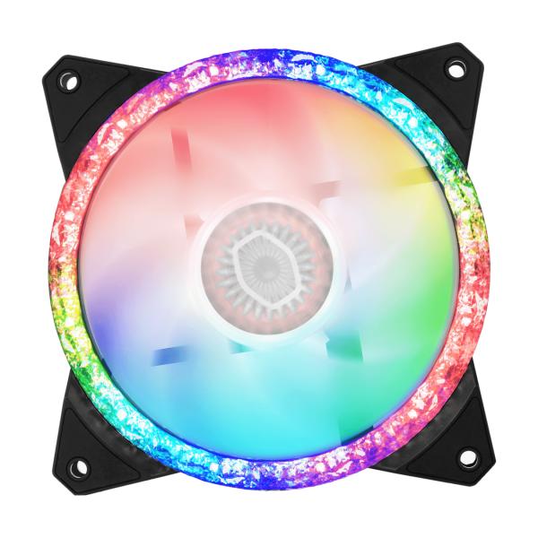 Cooler Master MFY-B2DN-20NPA-R1 MF120 PRISMATIQUE, 3 broches Argb, 120 mm, 650-2000 tr / min, 8-27 DBA