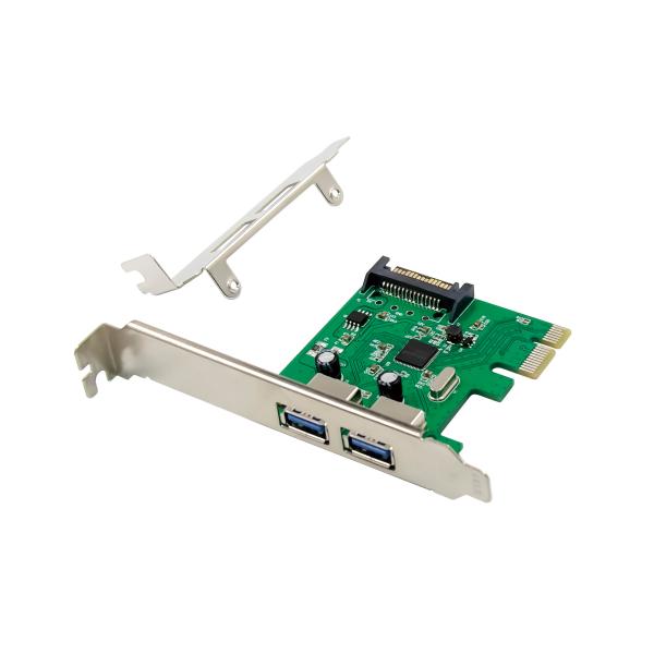 Concetronic emrick06g emrick 2-Port USB 3.0 PCIE Card, PCie, USB 3.2 Gen 1 (3.1 Gen 1) pci 20, SA