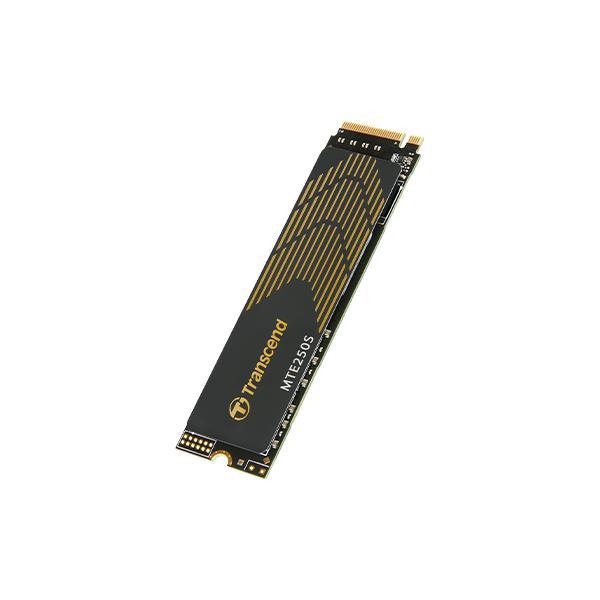 Transcend TS2TMTE250S MTE 250S, 2 TB, M.2 2280, PCIE GEN4X4, NVME, 3D TLC, W Dram, Heatsink
