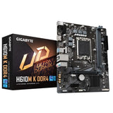 Gigabyte H610M K DDR4, LGA1700, Intel H610M, M.2 Gen3X4, GBE LAN, PCIE 4.0