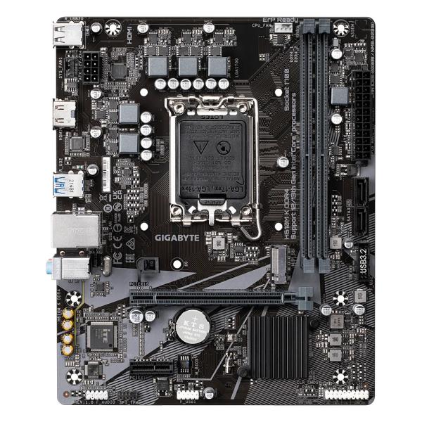 Gigabyte H610M K DDR4, LGA1700, Intel H610M, M.2 Gen3X4, GBE LAN, PCIE 4.0