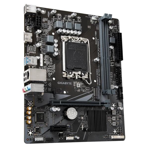 Gigabyte H610M K DDR4, LGA1700, Intel H610M, M.2 Gen3X4, GBE LAN, PCIE 4.0