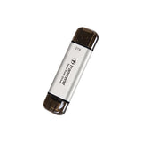 Transcend Transcend TS1TeT310S ESD310S External SSD, 1TB, USB 10Gbps, Type C A, Silver
