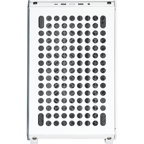 Cooler Master Cooler Q500-WGNN-S00 QUBE 500 Flatpack White, ATX, USB 3.2, 120 140 mm, Water-Cooling Ready