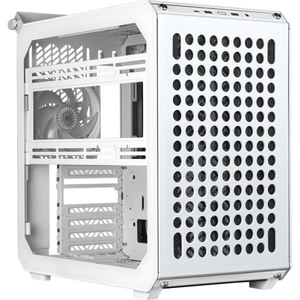 Cooler Master Cooler Q500-WGNN-S00 QUBE 500 Flatpack White, ATX, USB 3.2, 120 140 mm, Water-Cooling Ready