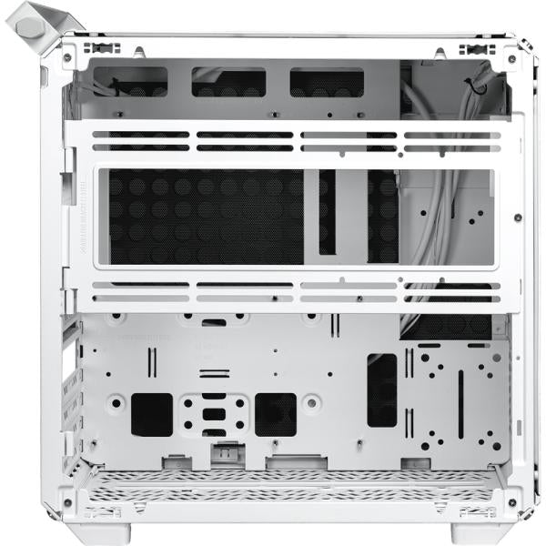 Cooler Master Cooler Q500-WGNN-S00 QUBE 500 Flatpack White, ATX, USB 3.2, 120 140 mm, Water-Cooling Ready