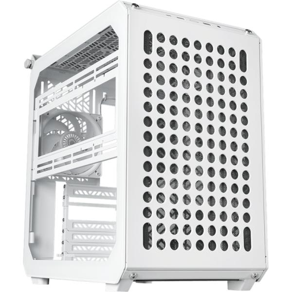Cooler Master Cooler Q500-WGNN-S00 QUBE 500 Flatpack White, ATX, USB 3.2, 120 140 mm, Water-Cooling Ready