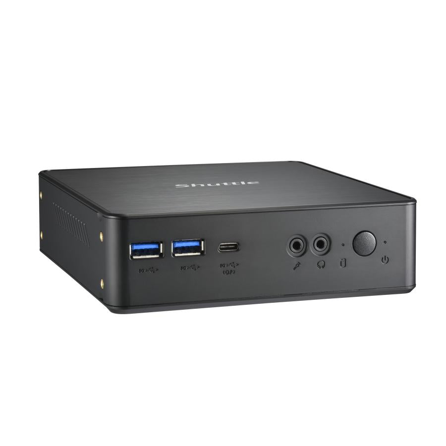 Shuttle NC40U5 XPC Nano Mini PC Barebone, Intel Core i5-1235U, 6x USB3.2, 2x M.2, LAN, 24 7, 65W