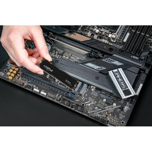 Afgørende CT500P3PSD8 CT500P3PS P3 Plus SSD, 500 GB, M.2 PCIE NVME, 3D NAND, 4700 1900 MB S