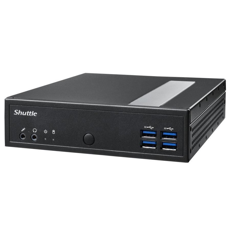 Shuttle DL30n Slim Barebone PC, 1.35L, Iintel N100 Fan, DDR5, 2x 2,5 GBE, HDMI 2.0B, 65W, 24 7