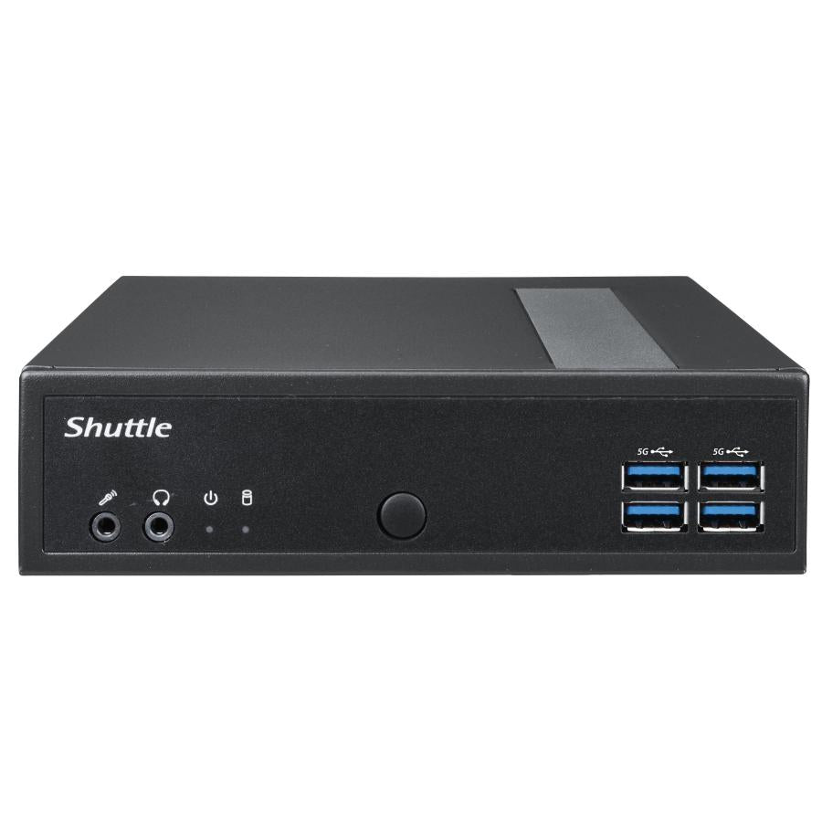 Shuttle DL30n Slim Barebone PC, 1.35L, Iintel N100 Fan, DDR5, 2x 2,5 GBE, HDMI 2.0B, 65W, 24 7