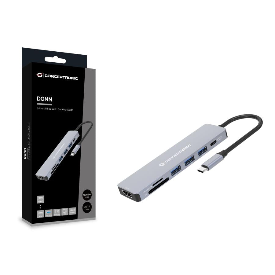 Virwirr a sech géint d'Donaar19 v 7-t-1-USB 3.2 Gen Tockel "Dockies-HEIt-A 3.0 x 18, SD microSdS hunn, vun TD, TFS MicrorosD?
