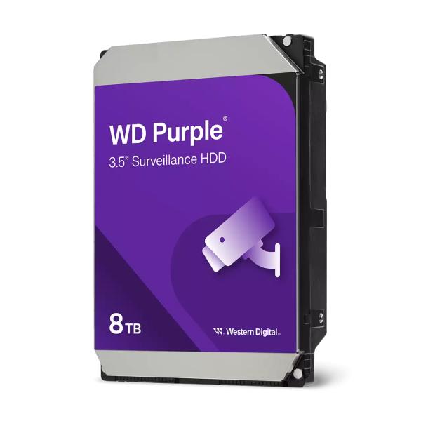 Western Digital Western Digital WD85purz Purple Surveillance HD, 8TB, 3.5, SATA3, 7200 RPM, 256MB