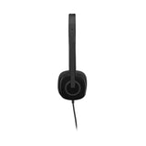 Logitech 981-000589 H151 Stereo -headset, Wired, Office Call Center, 20 - 20000 Hz, headset, sort