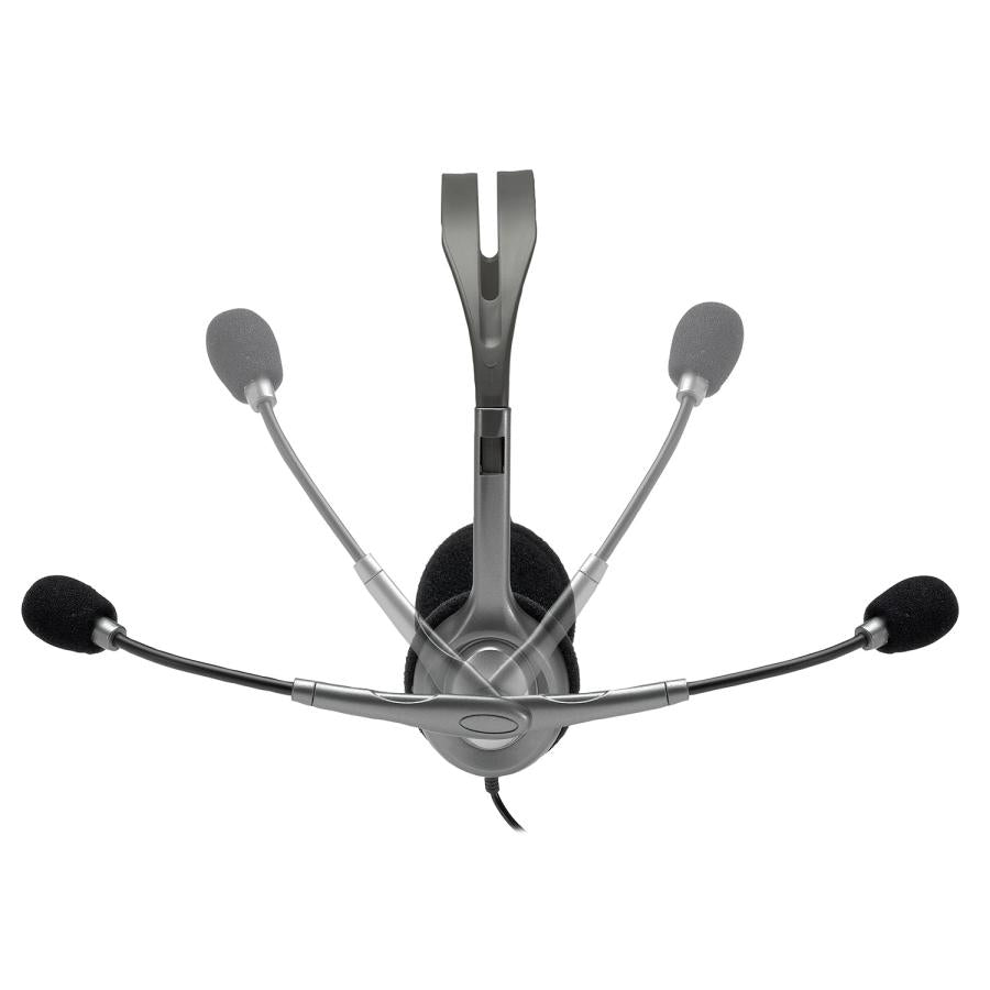 Logitech 981-000593 H111 stereo slušalke, ožičene, pisarniški klicni center, 20 - 20000 Hz, slušalke, siva