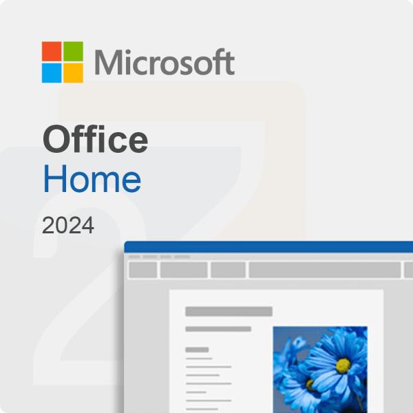 Microsoft Microsoft EP2-06798 Office Home 2024 ESD, keng Medien, 1 Benotzer, Eurozon