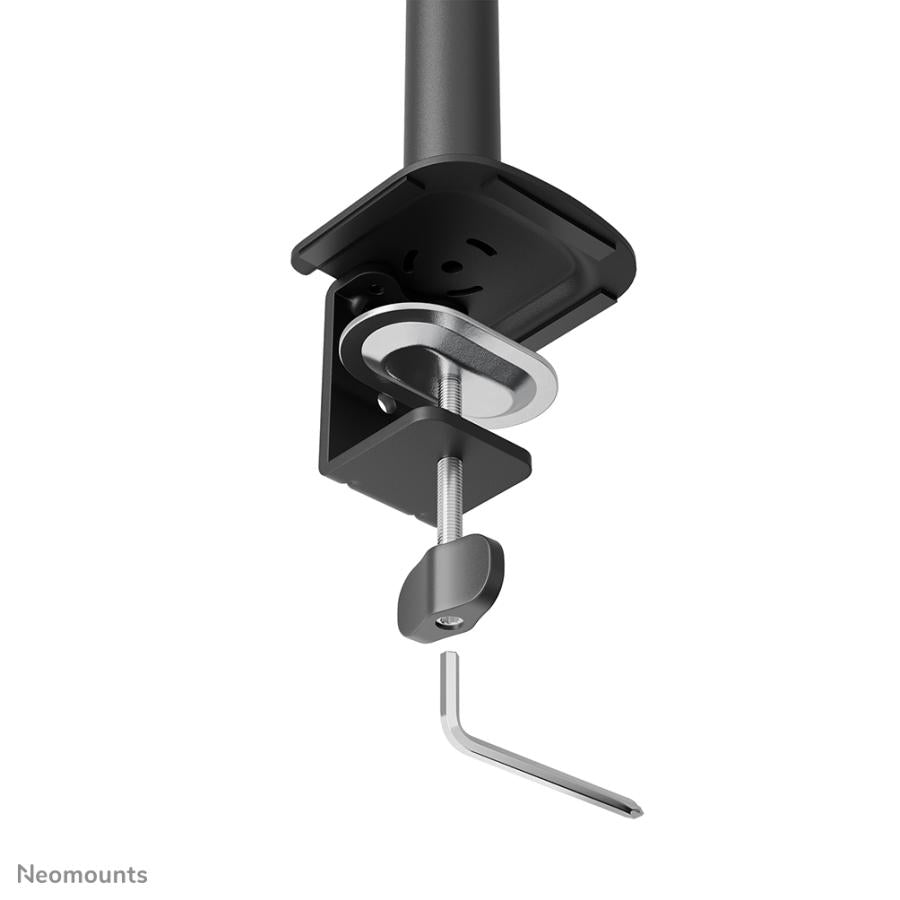Neomounts DS60-600BL2 Monitor Monitor Rock, Clamp Grommet, 10 - 32, 100 x 100 mm, višina nastavitev, črna