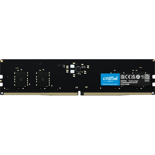 Crucial ct8g56c46u5 dimm, 8 gb, ddr5 5600 mhz, pc5-44800, unbuffered