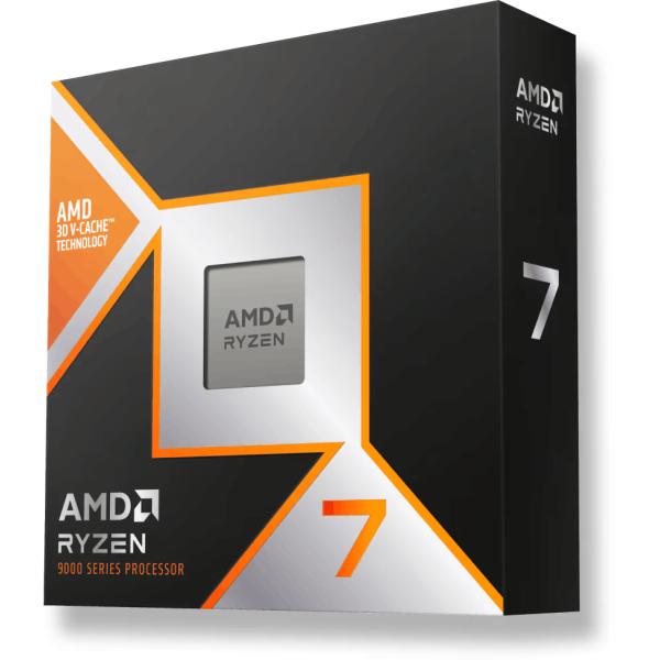 AMD 100-100001084WOF RYZEN 7 9800x3D CPU, AM5, 8C 16T, 4,7 5,2 GHz, 96 MB, 120W, in scatola