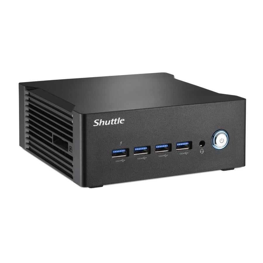 Shuttle na10h7 nano pc na10h7, amd ryzen™ 7-8845hs apu, radeon780m , 2xhdmi, 2xusb-c 4.0(dp) 2x2.