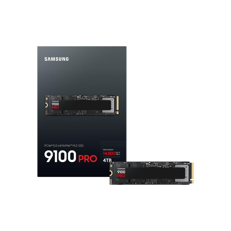 Samsung mz-vap4t0bw 9100 pro pcie® 5.0 nvme™ m.2 ssd - 4 tb, 4 tb, m.2, 14800 mb s