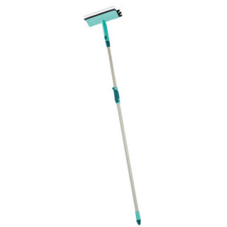 Leifheit window wiper with brush and telescope steel