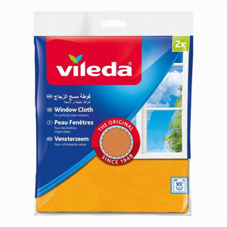 Vileda vensterzeem +30% microvezel 2 stuks