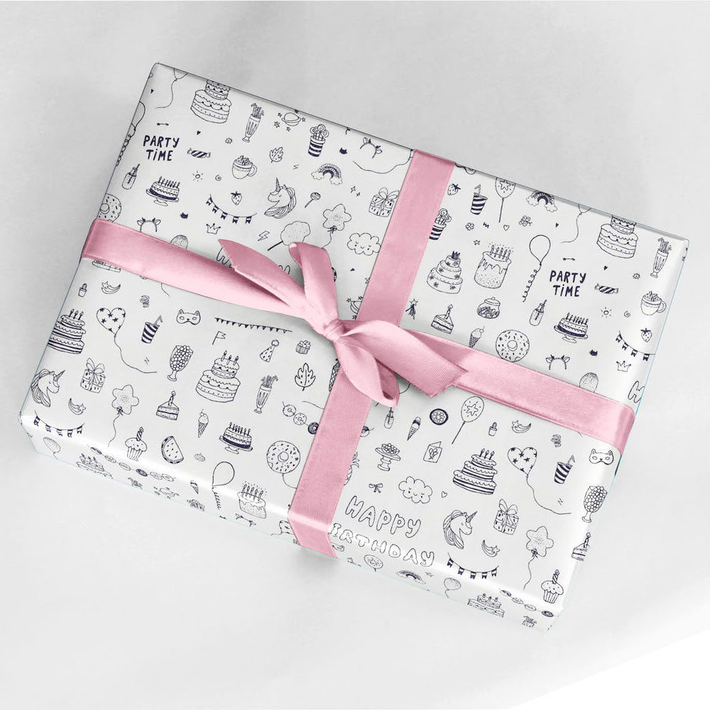 Rotolux Wrapping Pabeier faarweg Unicorn Partei, 4 m.