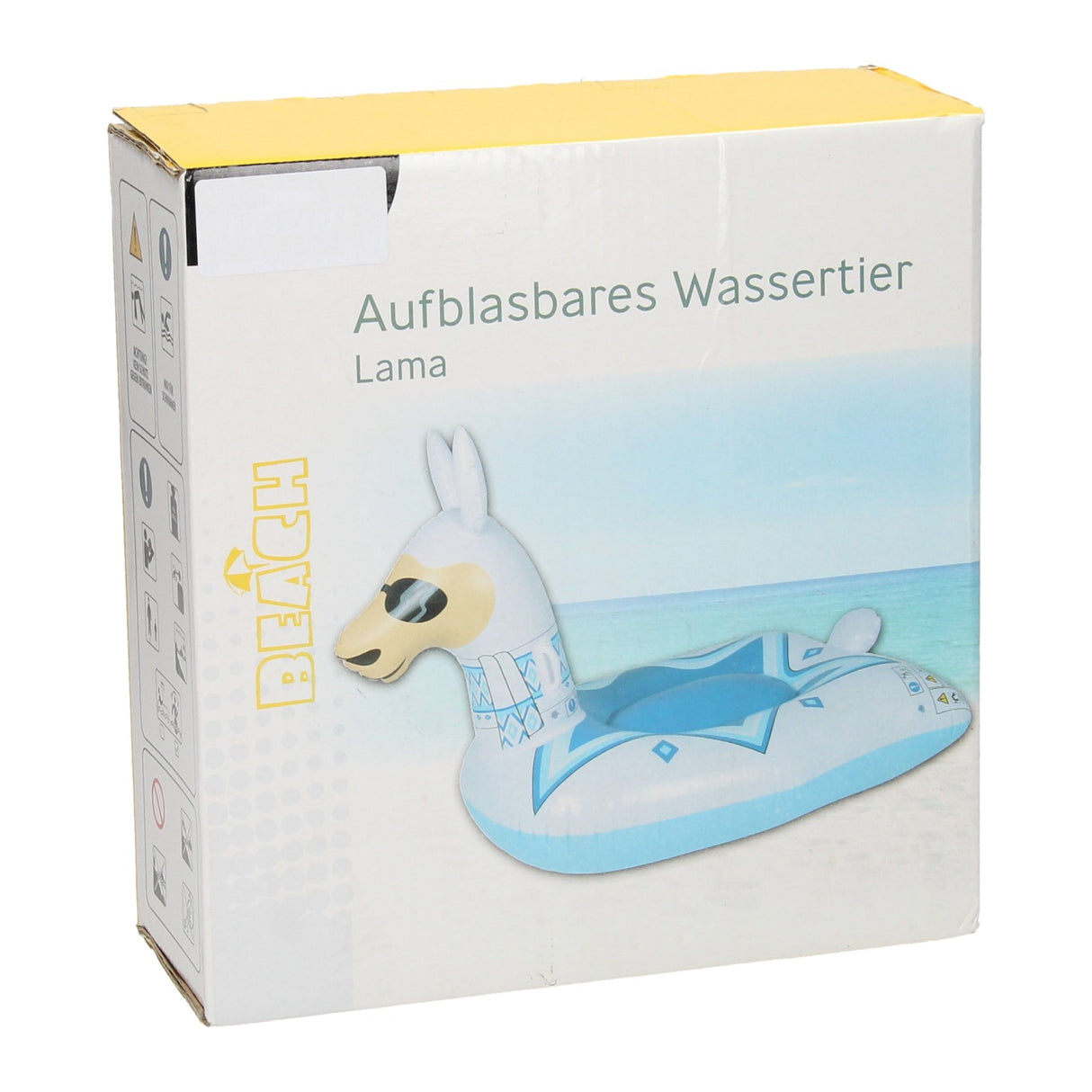 Inflatable aquatic altar Lama with sunglasses