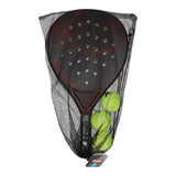 Raketa Adrenix Padel Set s 3 koulemi - červená