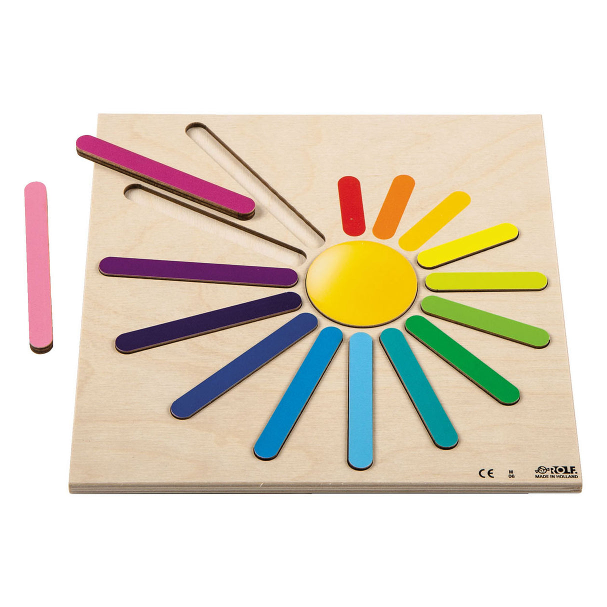 Rolf relief puzzel regenboogstralen, 15st.