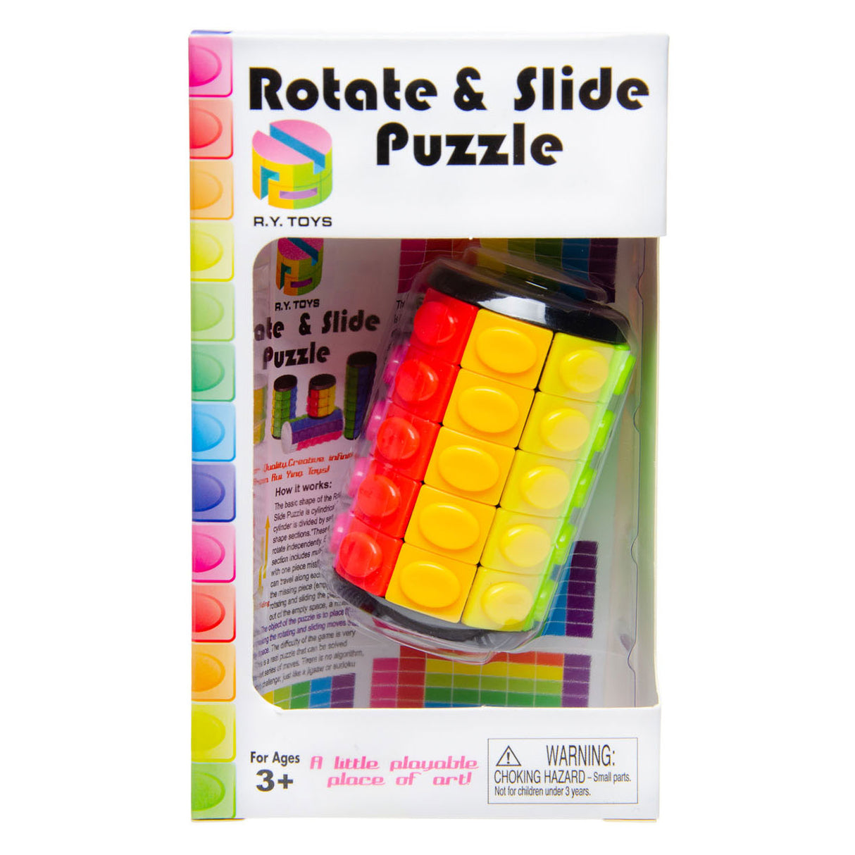 Cylinder puzzle colored