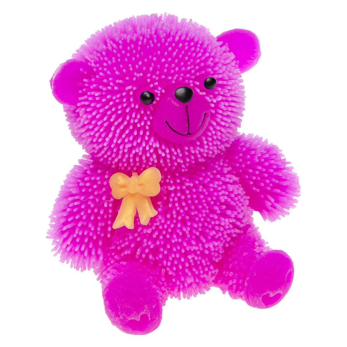 Lg-imports puffer beertje kleur, 9cm