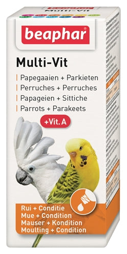 Beaphar Multi-Vit Parrot og store paraketter