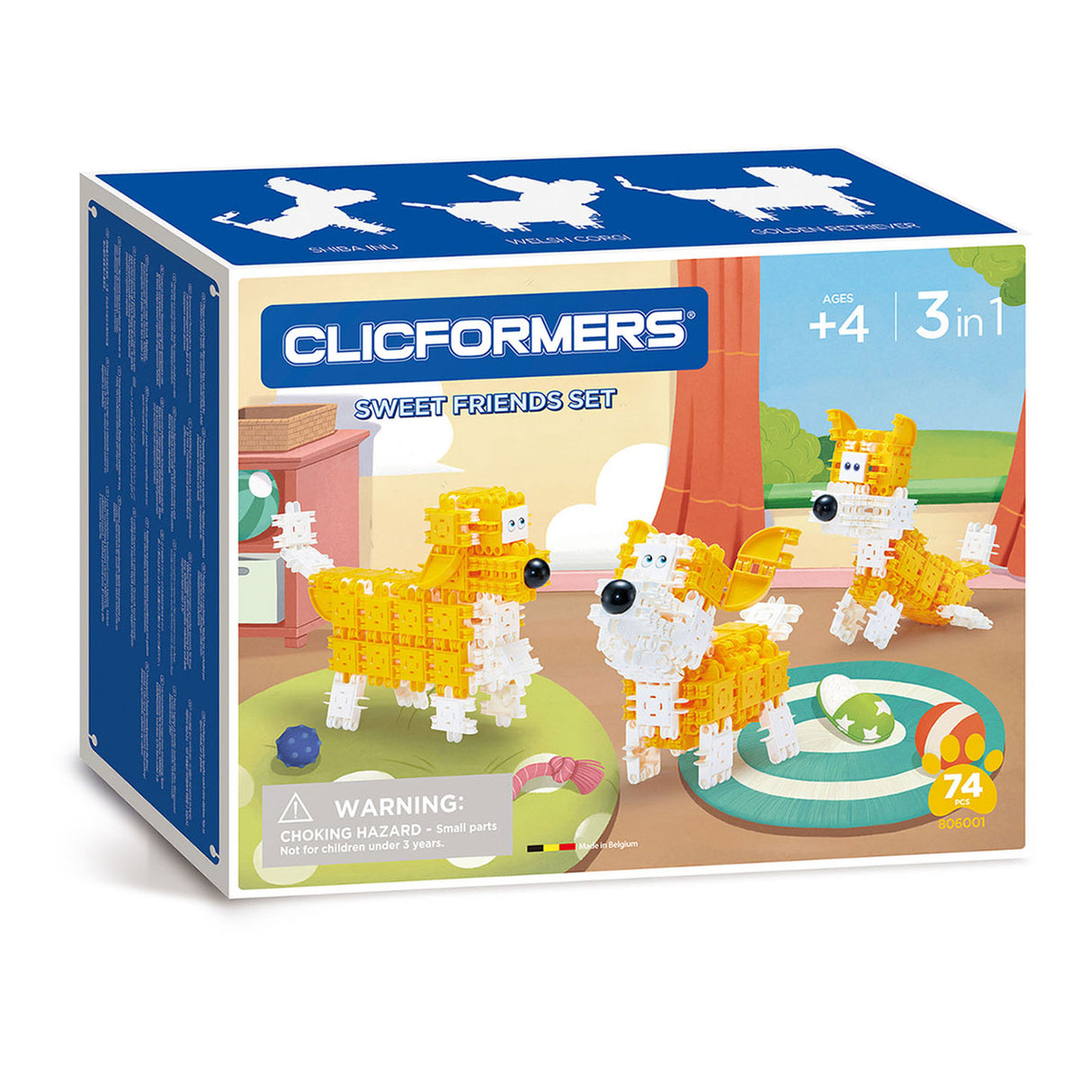 Clicformers Pet Set, 3-in-1, 74dlg.