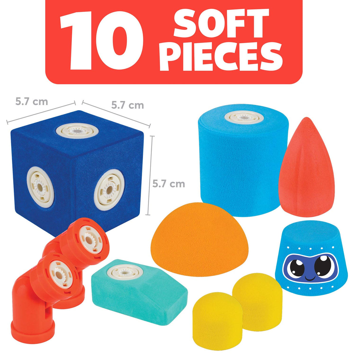 Magnetická pěna bloky blokuje robot box, 10DLG.