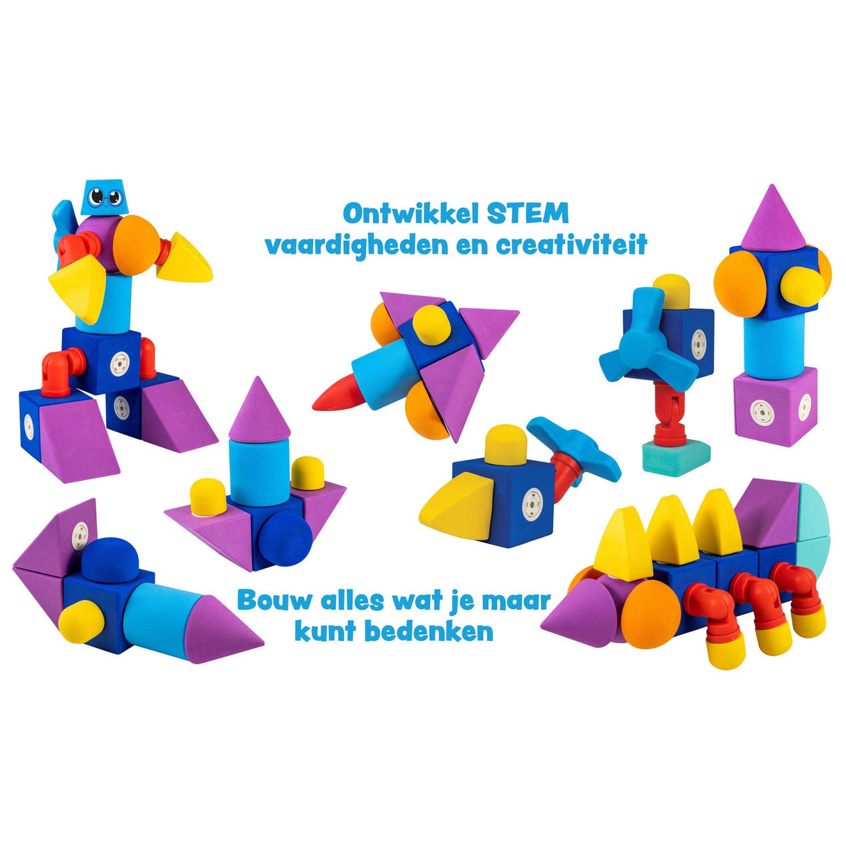 Magnetická pěna bloky blokuje robot box, 10DLG.