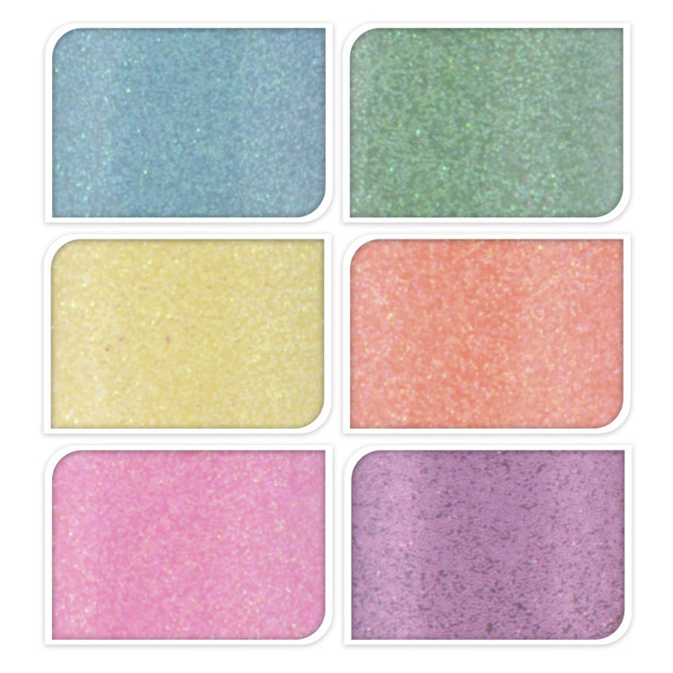 Deco glitter i flaskan, 24 flaskor (4x6 färger)