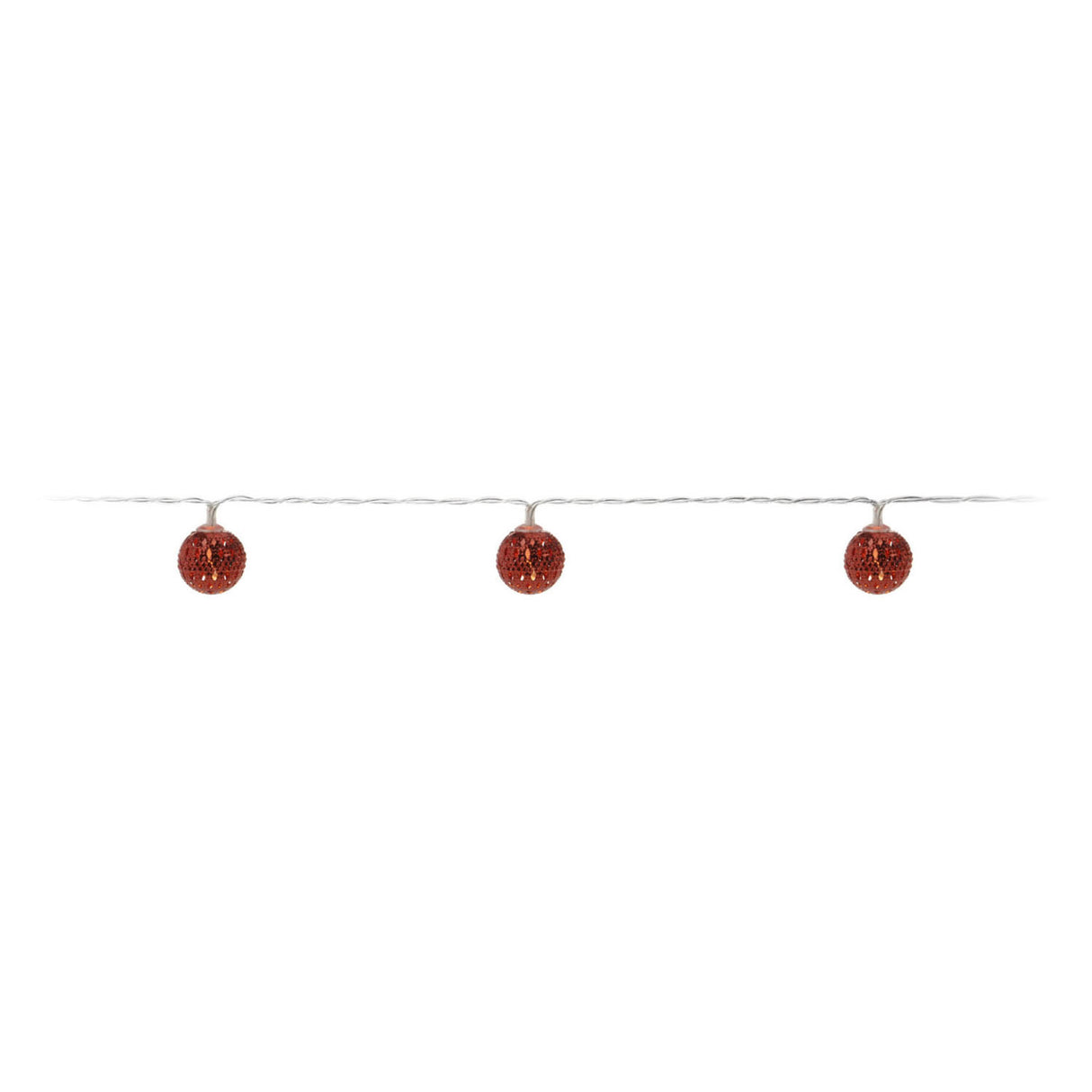Light garland LED with metal lights