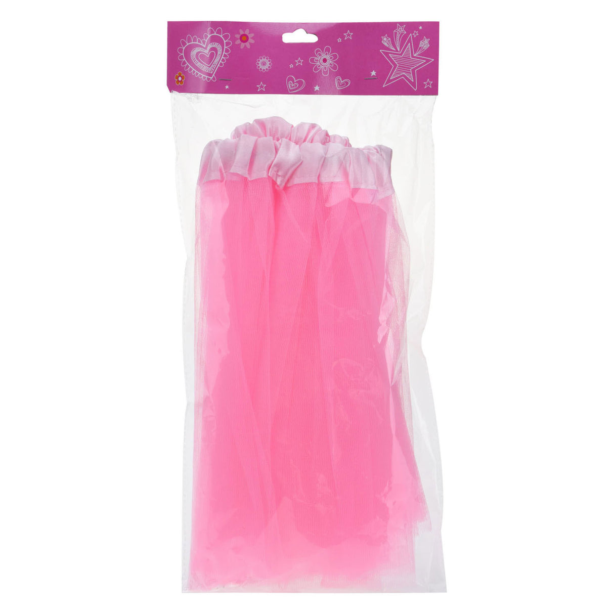 Poliestere rosa della gonna principessa con elastico