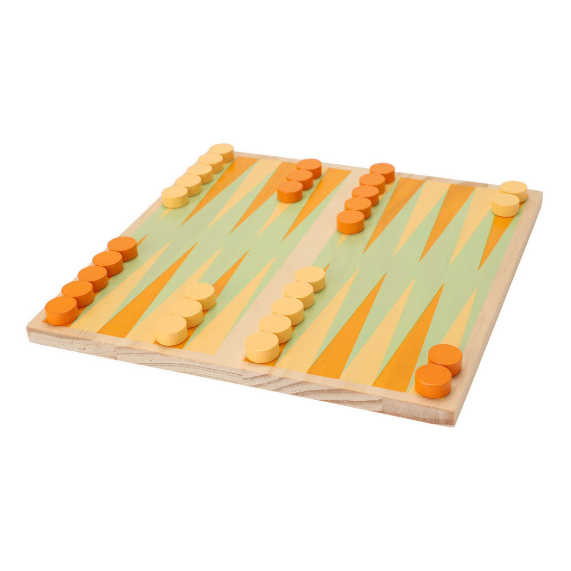 Backgammon træbrætspil