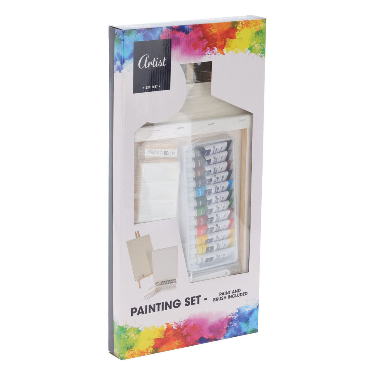Paint set with canvas, 23dlg.