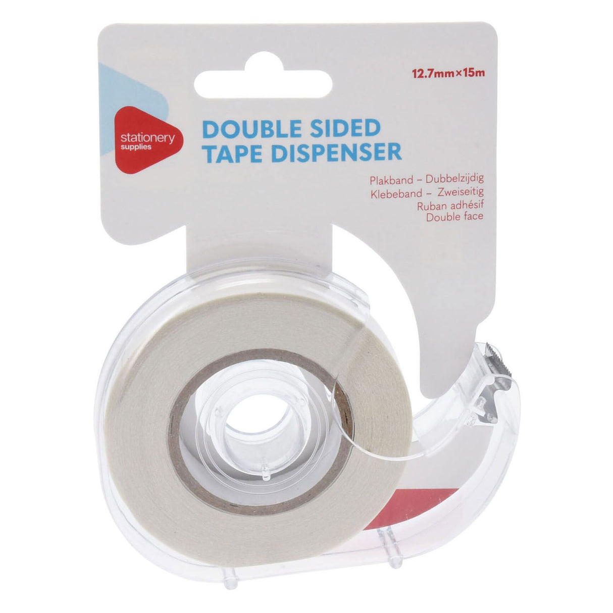 Klæbende tapeholder med dobbelt -sidet klæbende tape