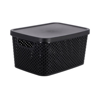 Storage box with lid 2 assorti