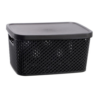 Storage box with lid 2 assorti