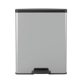 Curver Pedal bin Decobin 65L Rectangle Silver Metallic